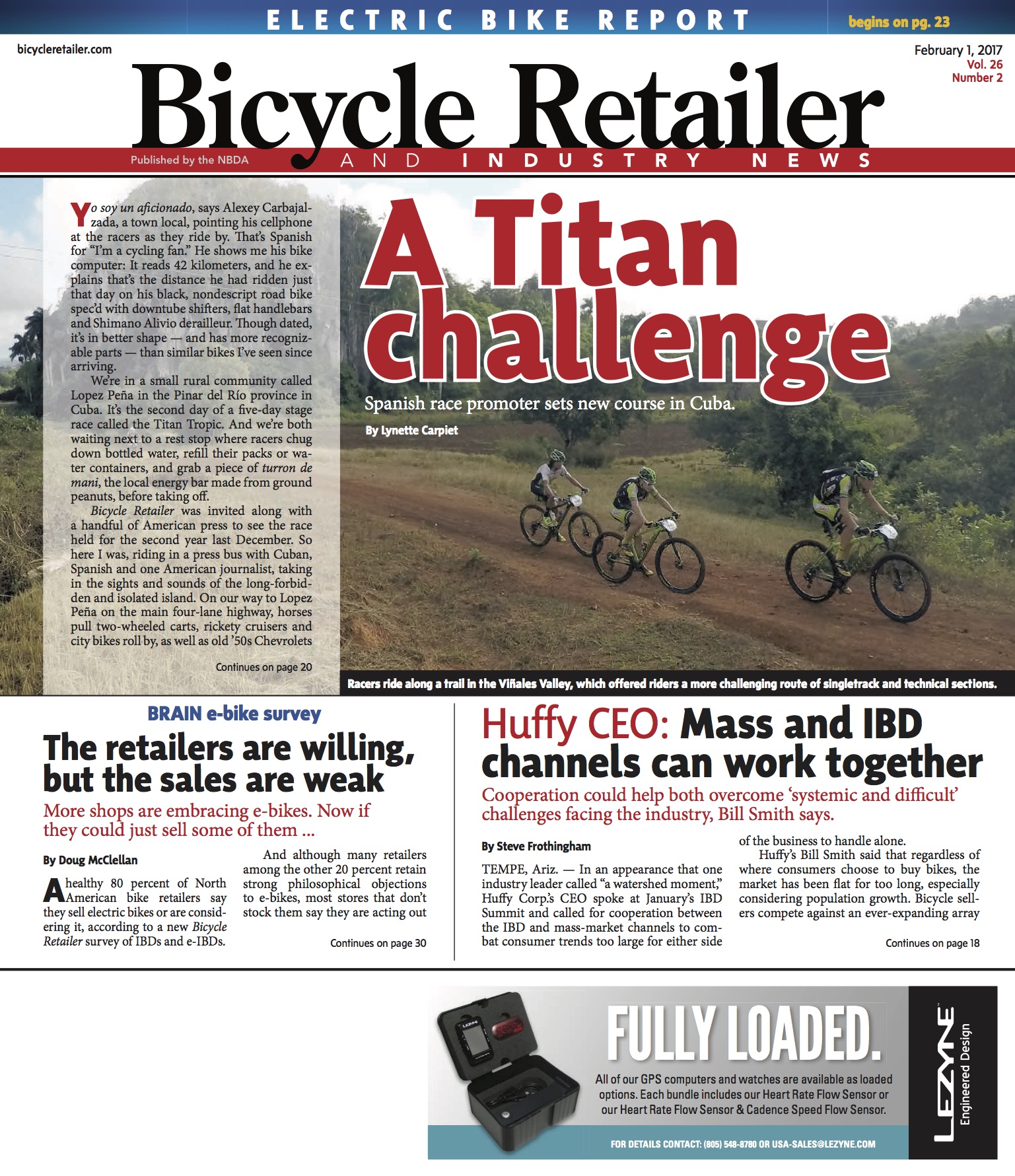 New BRAIN issue includes ebike report, annual bike sales figures, and